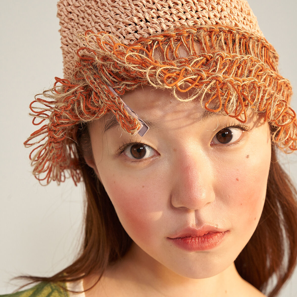 韓國 MISU A BARBE - MELTED HAT SALMON