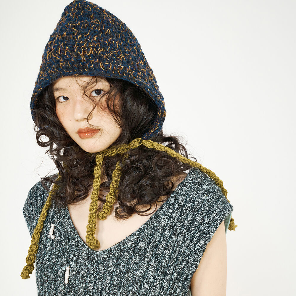 韓國 MISU A BARBE - SEEKER HOODY NAVY