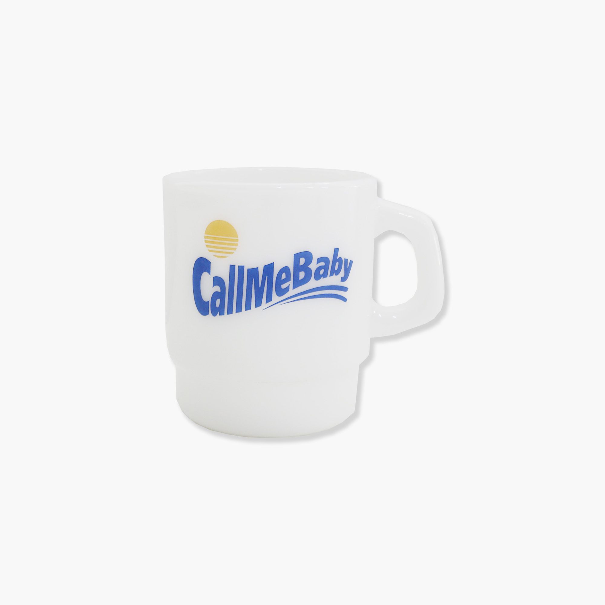 韓國Call Me Baby - Milk Glass Mugs _ Sunshine Logo