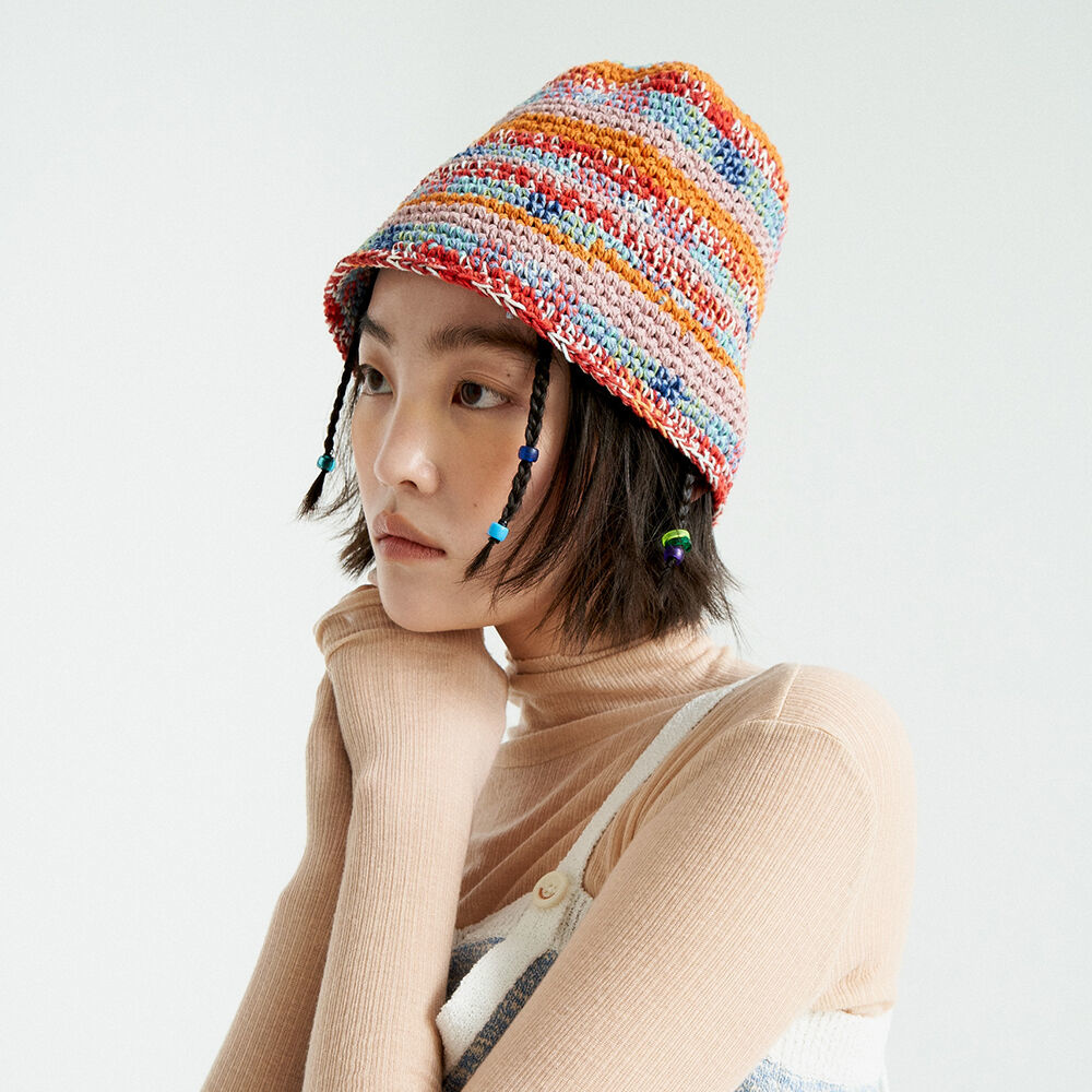 韓國 MISU A BARBE - JULES BUCKET MEDIUM CARROT