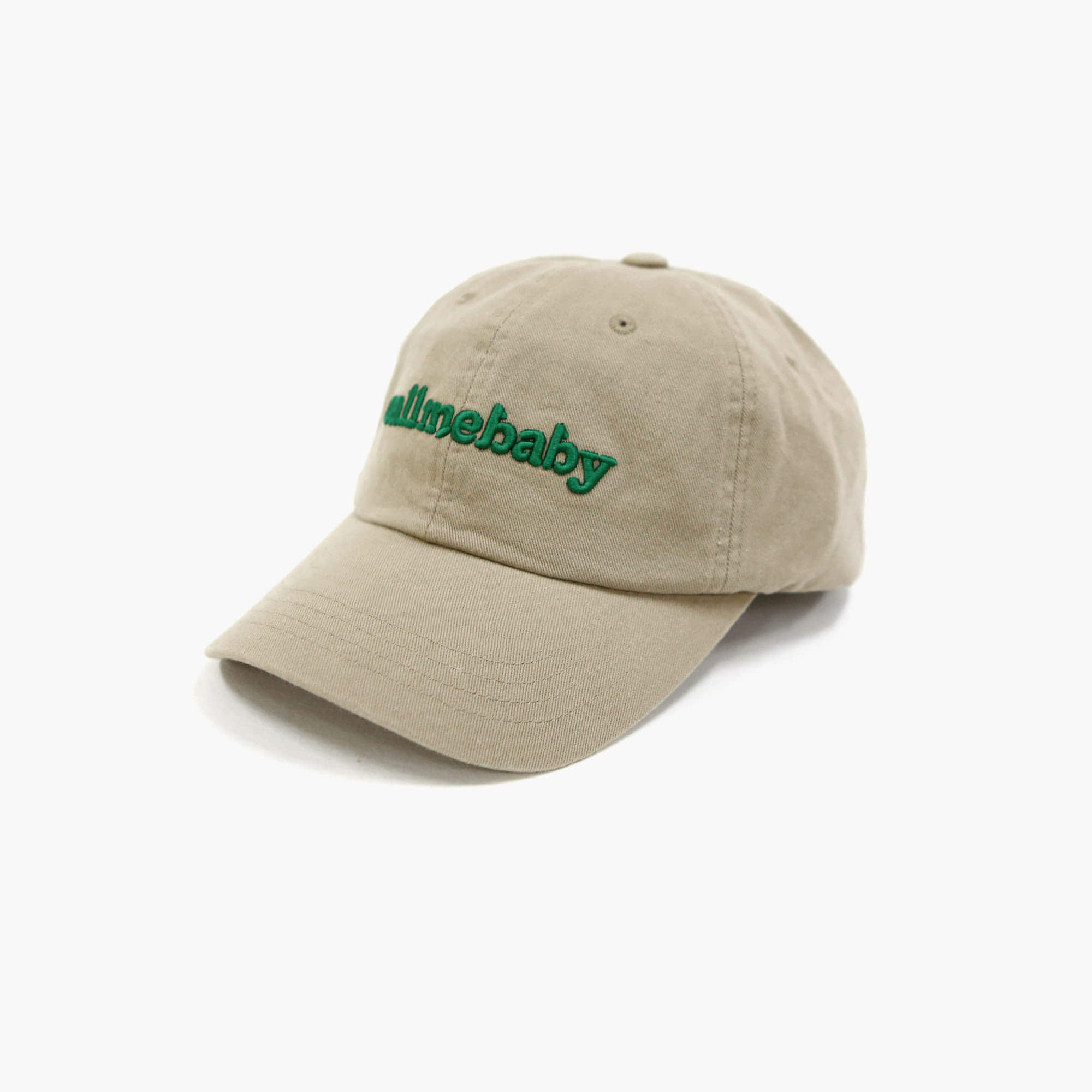 韓國Call Me Baby - Puffy Logo Embroidery Ball cap