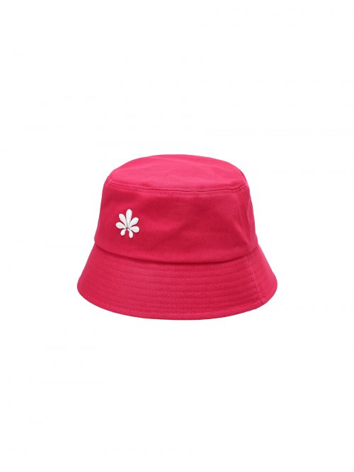 韓國  TIPICOSI - FLASH  Washed Cotton Bucket-Hat Pink