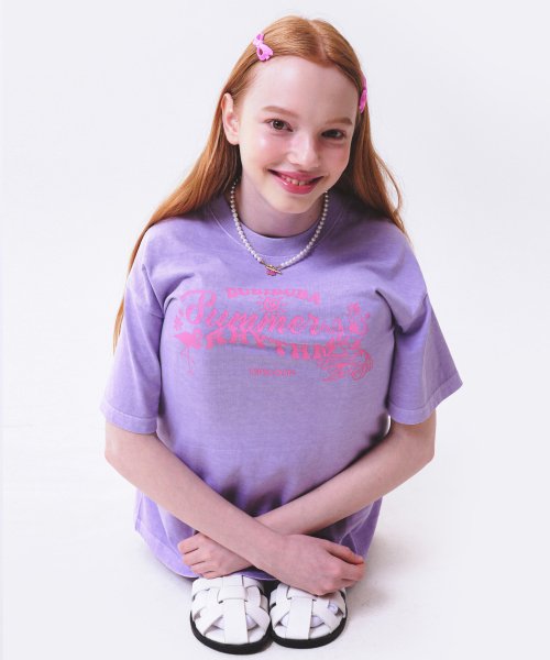 SUMMER RHYTHM 반팔 티셔츠 피그먼트 퍼플
SUMMER RHYTHM T-Shirts Pigment Purple
