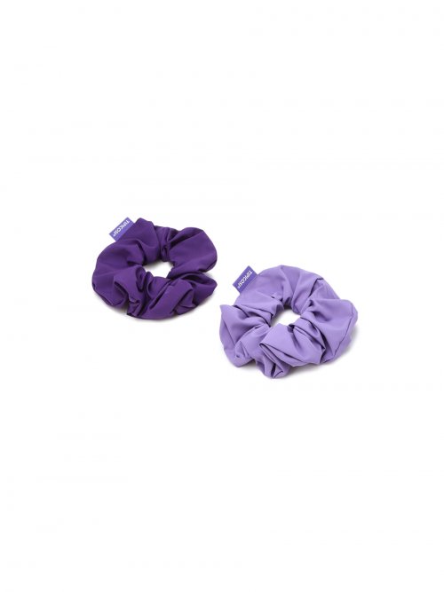 韓國  TIPICOSI - Color Scrunchie 2SET Purple