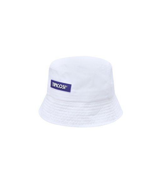 韓國  TIPICOSI - Box-Logo Bucket-Hat White