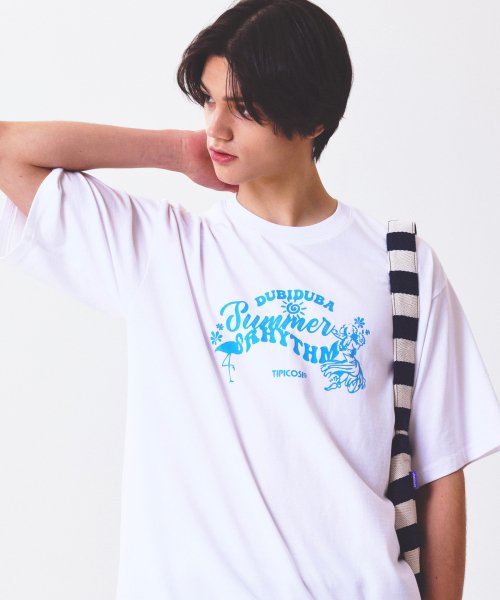 韓國 TIPICOSI - SUMMER RHYTHM T-Shirts White