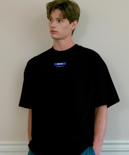 韓國  TIPICOSI - Box-Logo T-Shirts Black