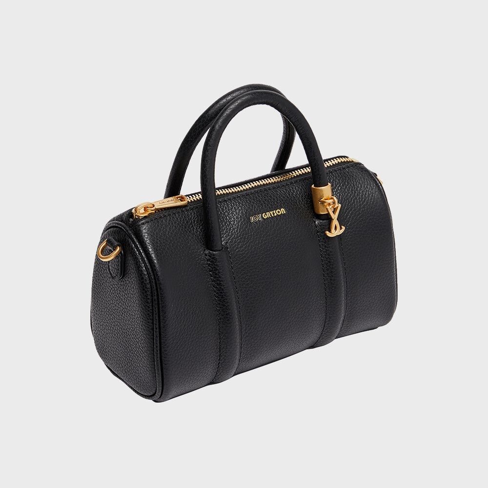 韓國 JOY GRYSON-Catherine Boston Bag Mini BLACK