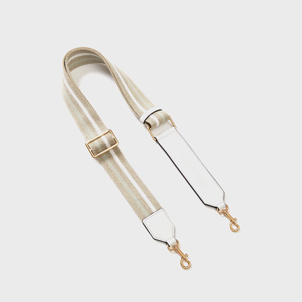 韓國 JOY GRYSON-Gryson Webbing Strap TULLE + STRIPE