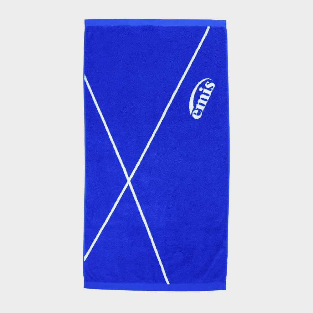 韓國 EMIS - NEW LOGO BEACH TOWEL-BLUE