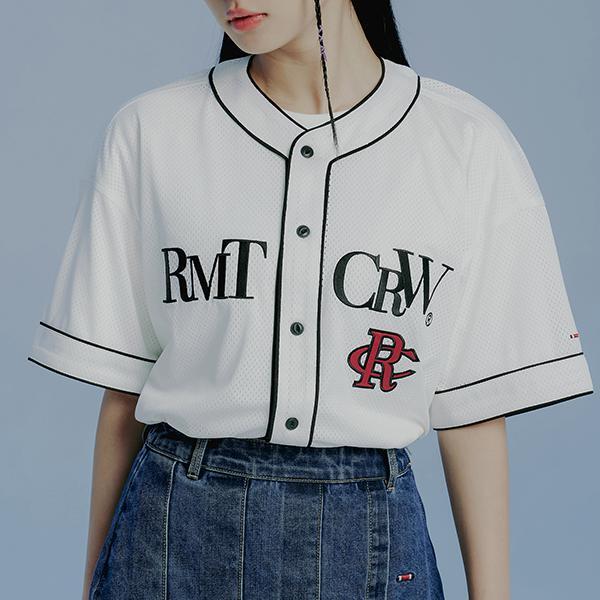 ROMANTIC CROWN-BASEBALL CLUB JERSEY_WHITE