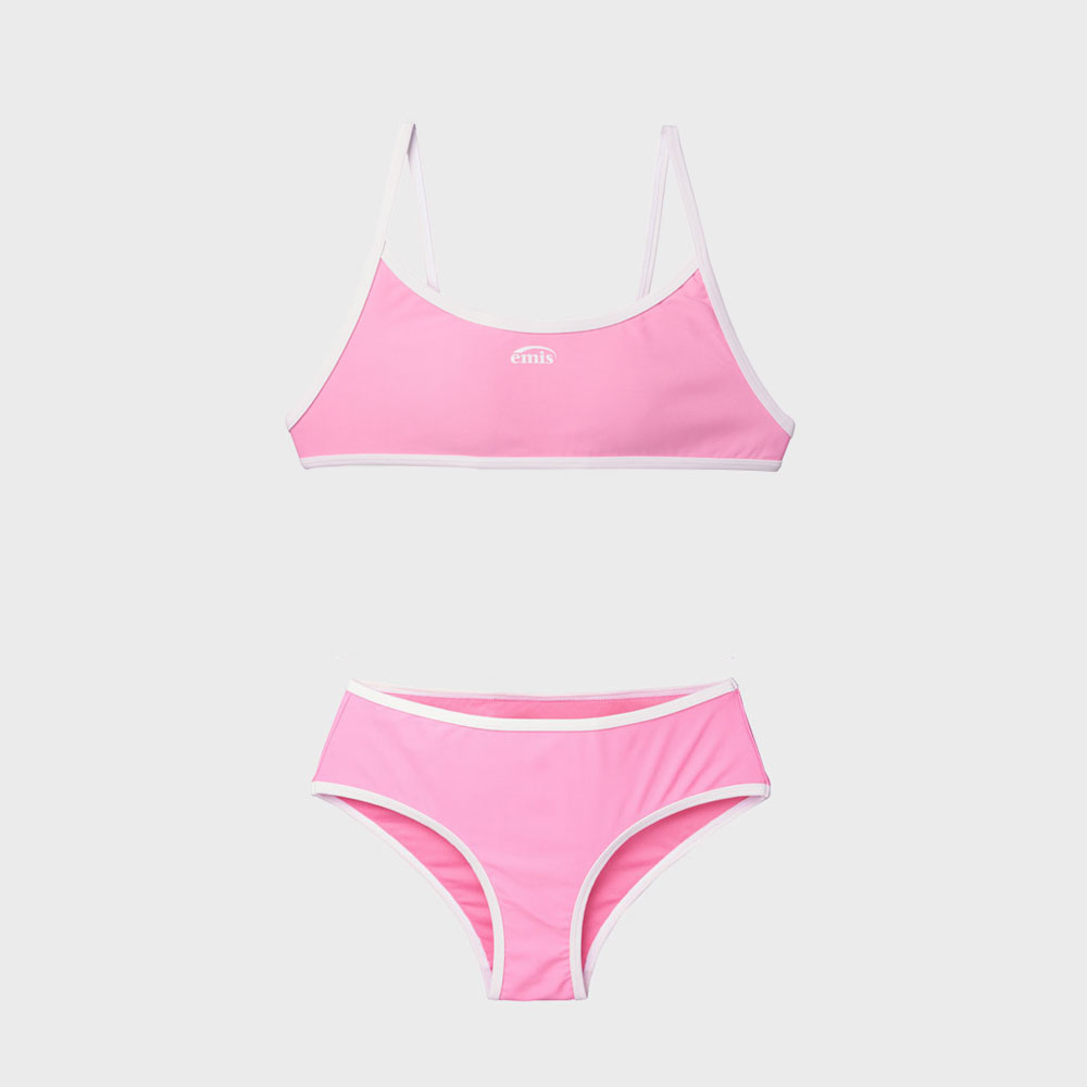 韓國 EMIS - STRING BIKINI SET-PINK