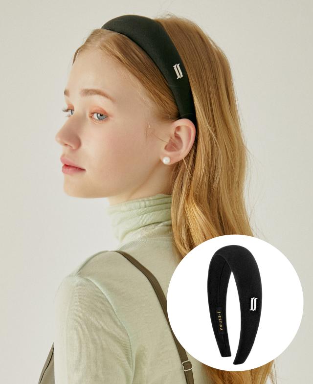 韓國J.ESTINA - LALA J Chiffon Headband - Black