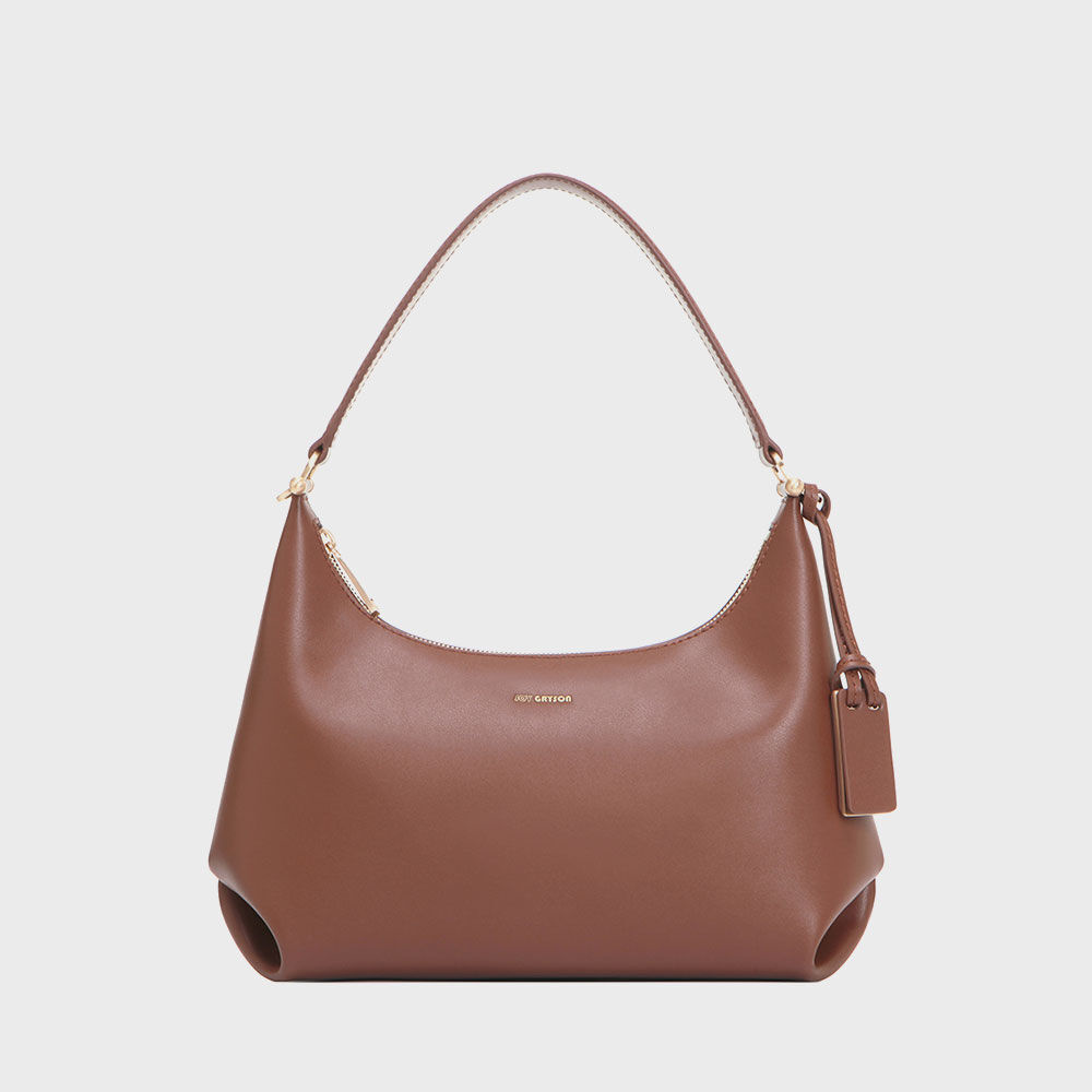 韓國 JOY GRYSON-JOY GRYSON-Chelsea Hobo Bag Small GINGER BROWN