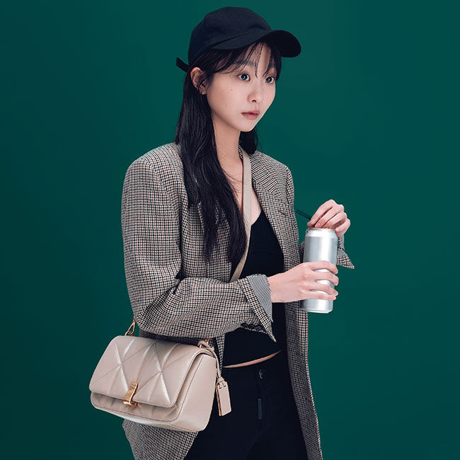 韓國 JOY GRYSON-Margo Glam Shoulder Bag BAGEL