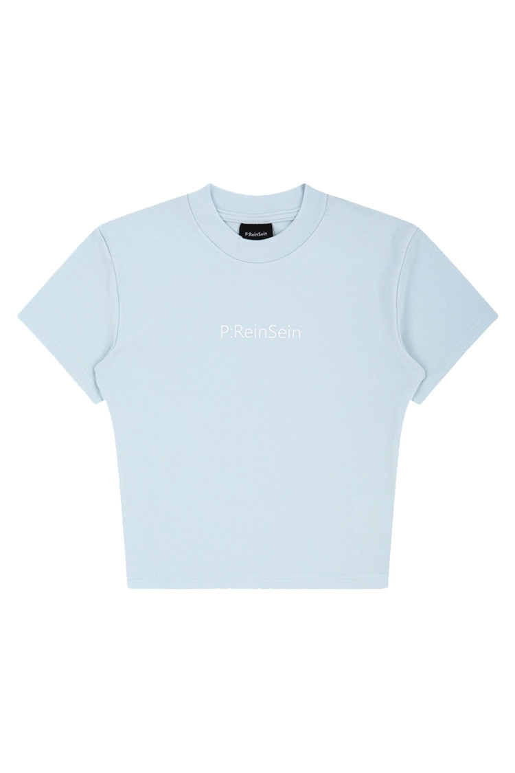 韓國 P:ReinSein - REINSEIN Sky Blue Cropped Tee