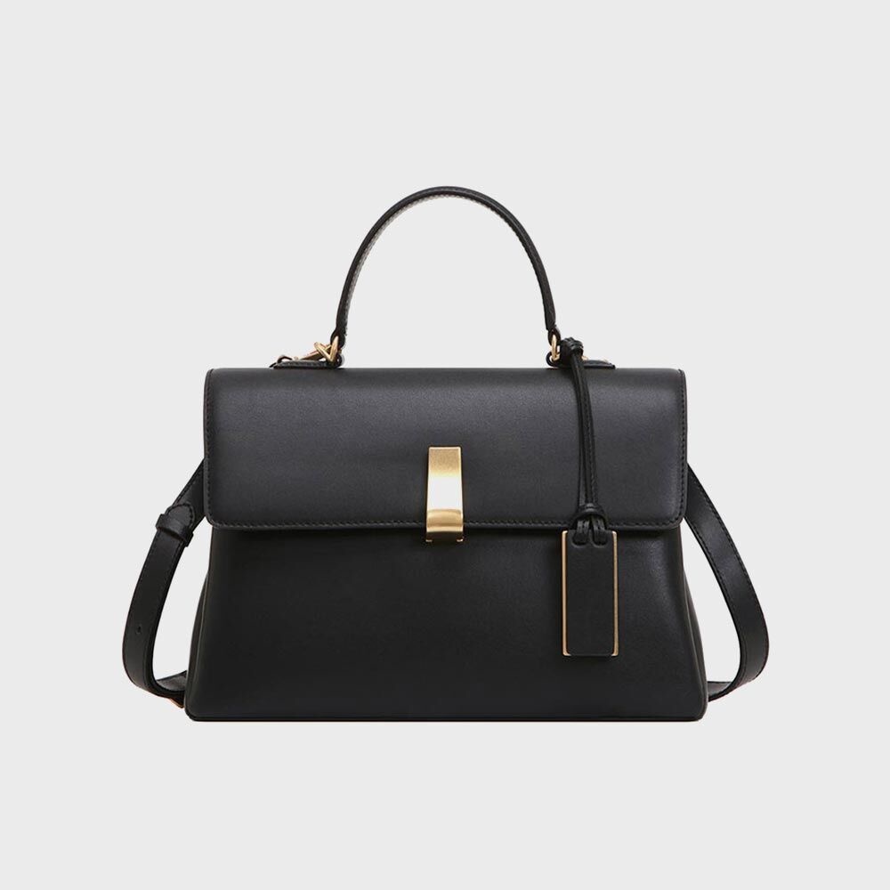韓國 JOY GRYSON-Margo Classic Satchel BLACK