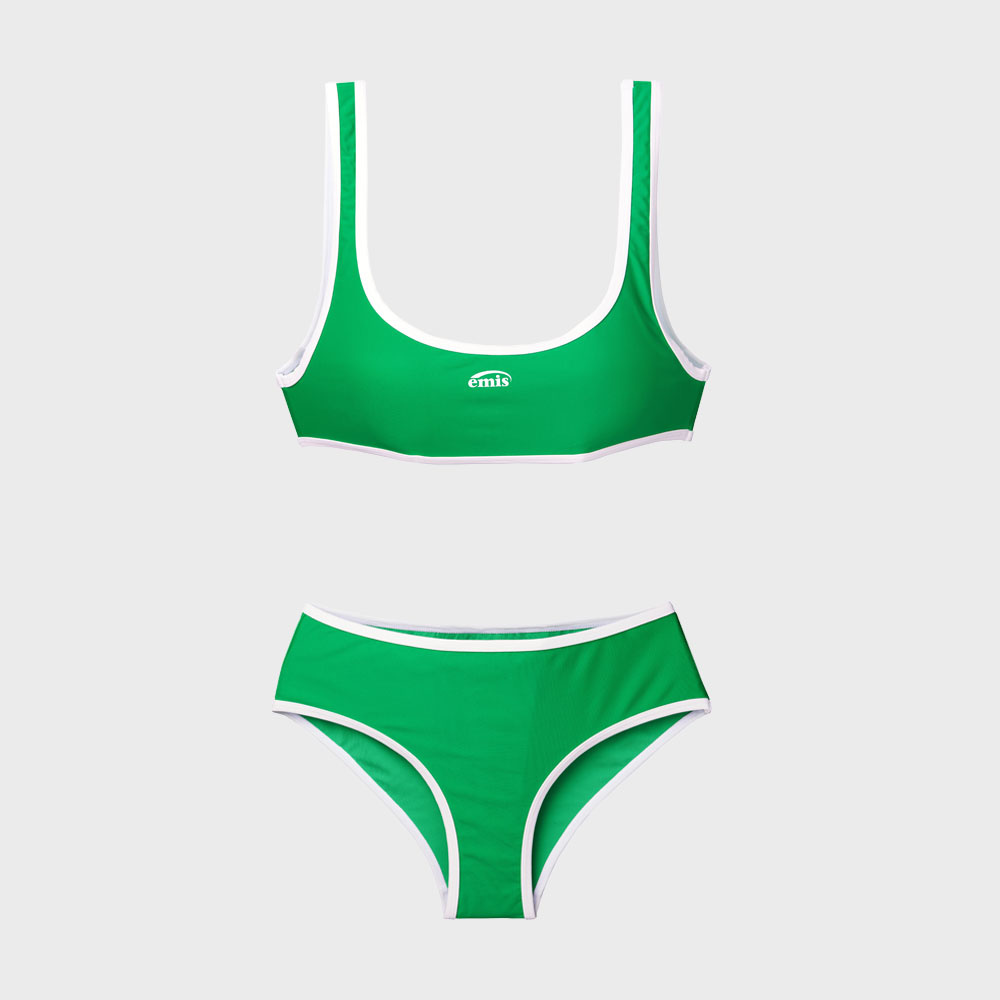 韓國 EMIS - SPORTS BIKINI SET-GREEN