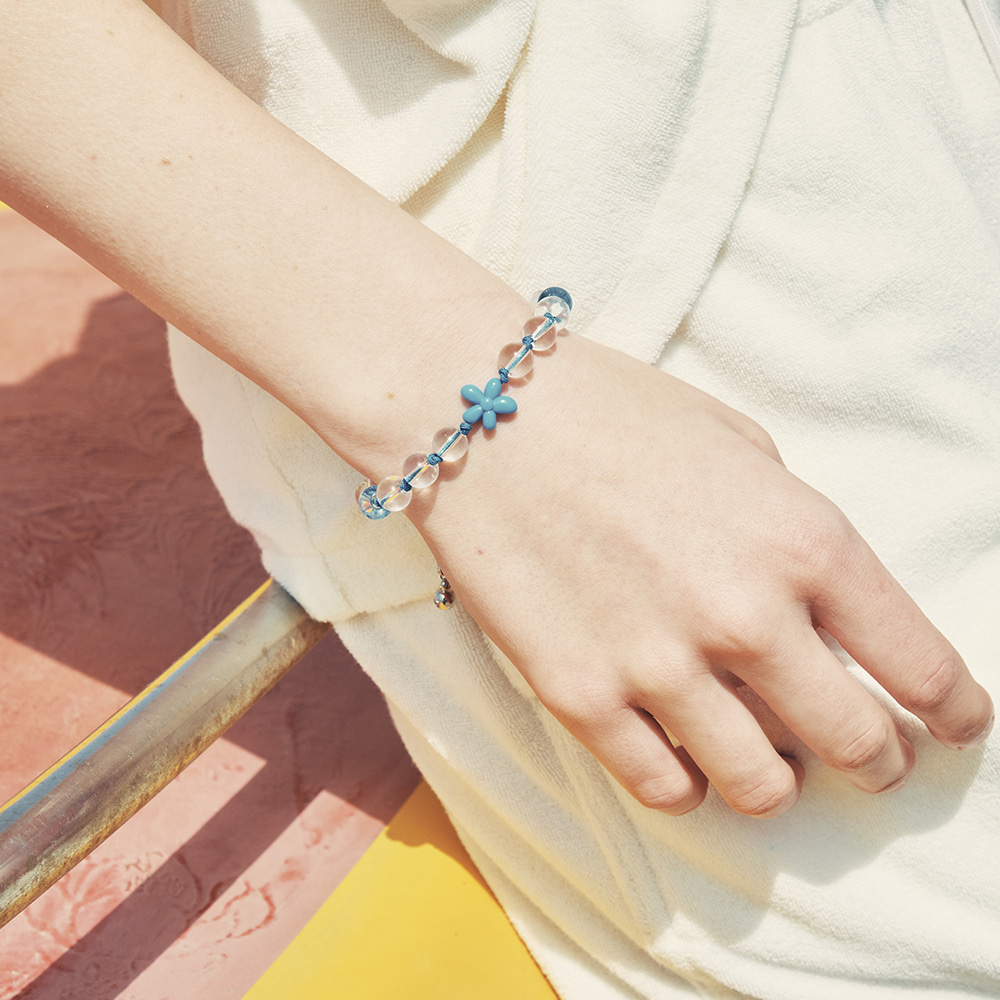 韓國VINTAGE HOLLYWOOD-Vivid Oxalis Flower Bracelet