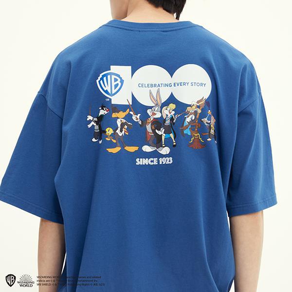 ROMANTIC CROWN-[HP X RMTC] WB 100TH ANNIVERSARY T-SHIRTS_BLUE