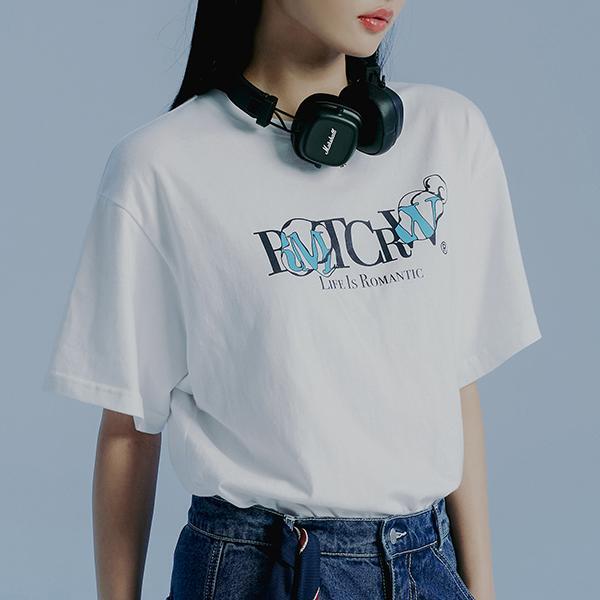 ROMANTIC CROWN-WATER DROP TEE SHIRT_WHITE