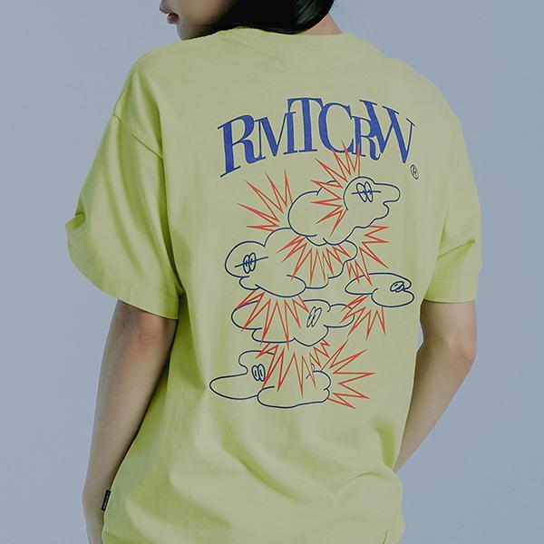 ROMANTIC CROWN-THUNDER CLOUD TEE SHIRT_LIGHT GREEN