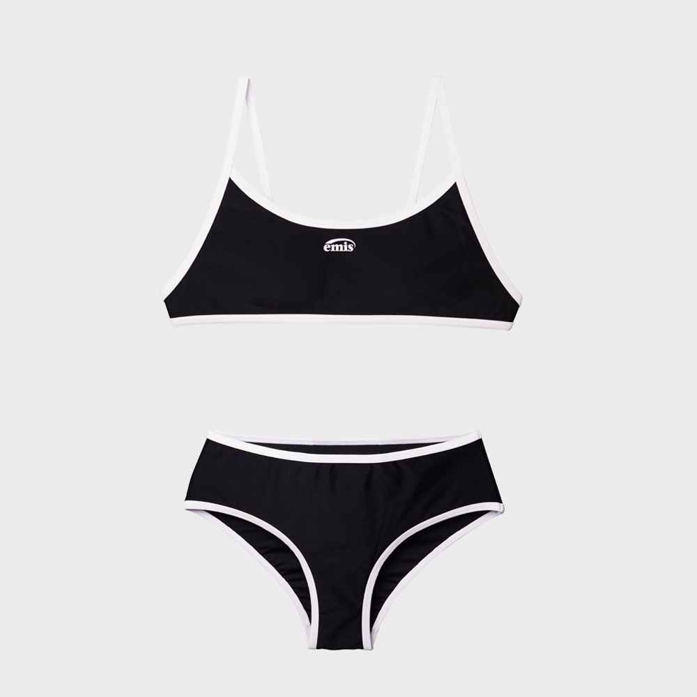 韓國 EMIS - STRING BIKINI SET-BLACK