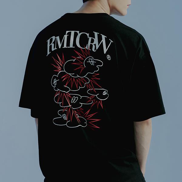 ROMANTIC CROWN-THUNDER CLOUD TEE SHIRT_BLACK