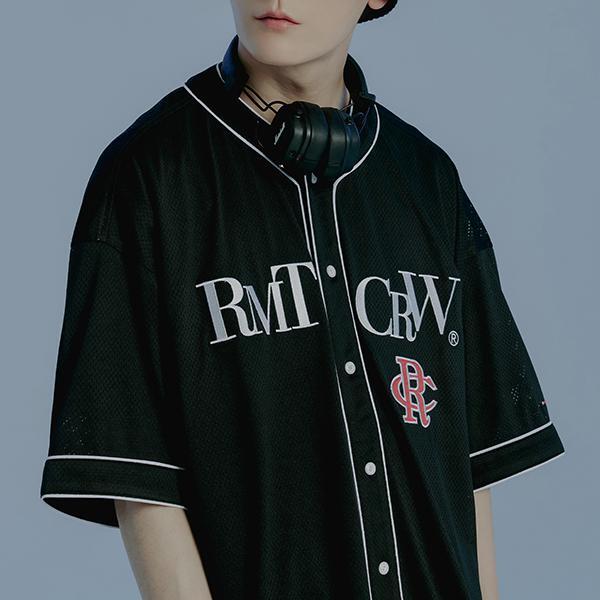 ROMANTIC CROWN-BASEBALL CLUB JERSEY_BLACK