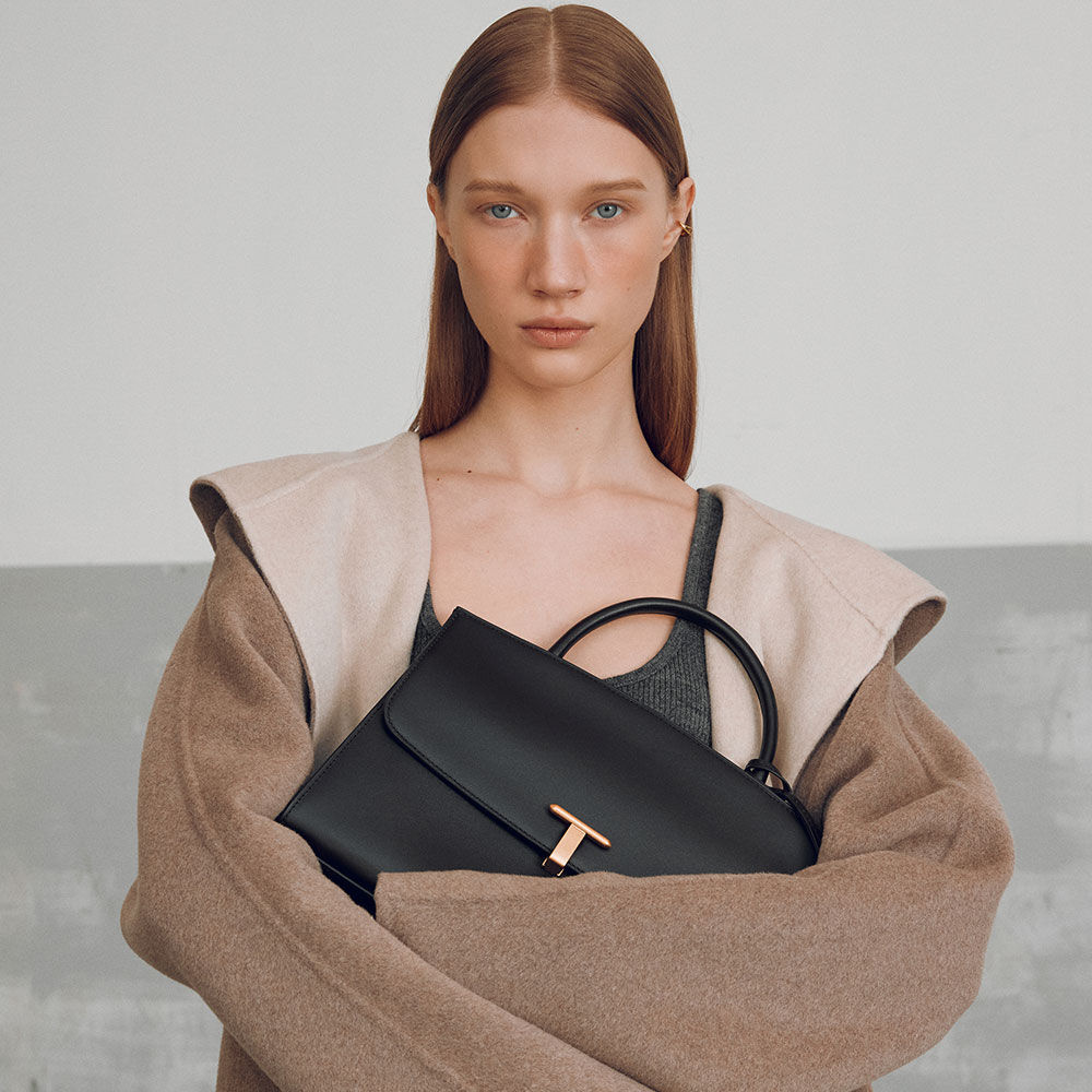 韓國 JOY GRYSON-Tribeca Satchel BLACK