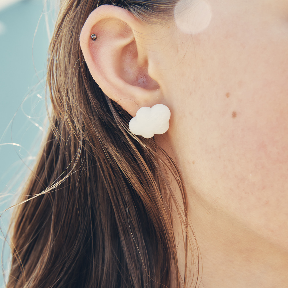 韓國VINTAGE HOLLYWOOD-Cloud Earrings