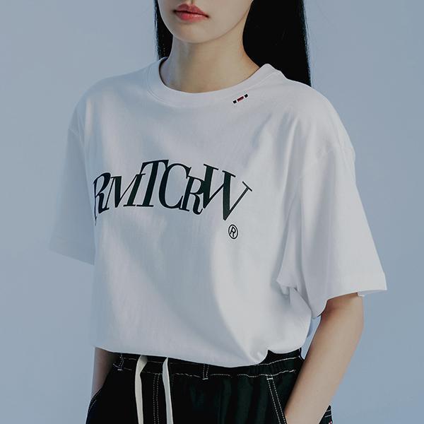 ROMANTIC CROWN-RECENT ARCH LOGO TEE SHIRT_WHITE
