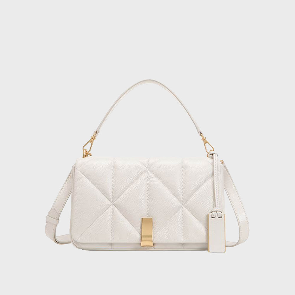 韓國 JOY GRYSON-Margo Glam Shoulder Bag MOON WHITE