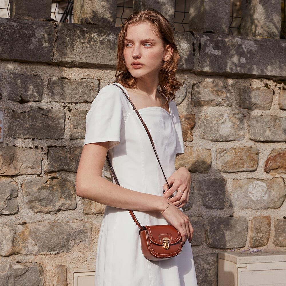 韓國 JOY GRYSON-Serendipity Micro Bag WOOD BROWN