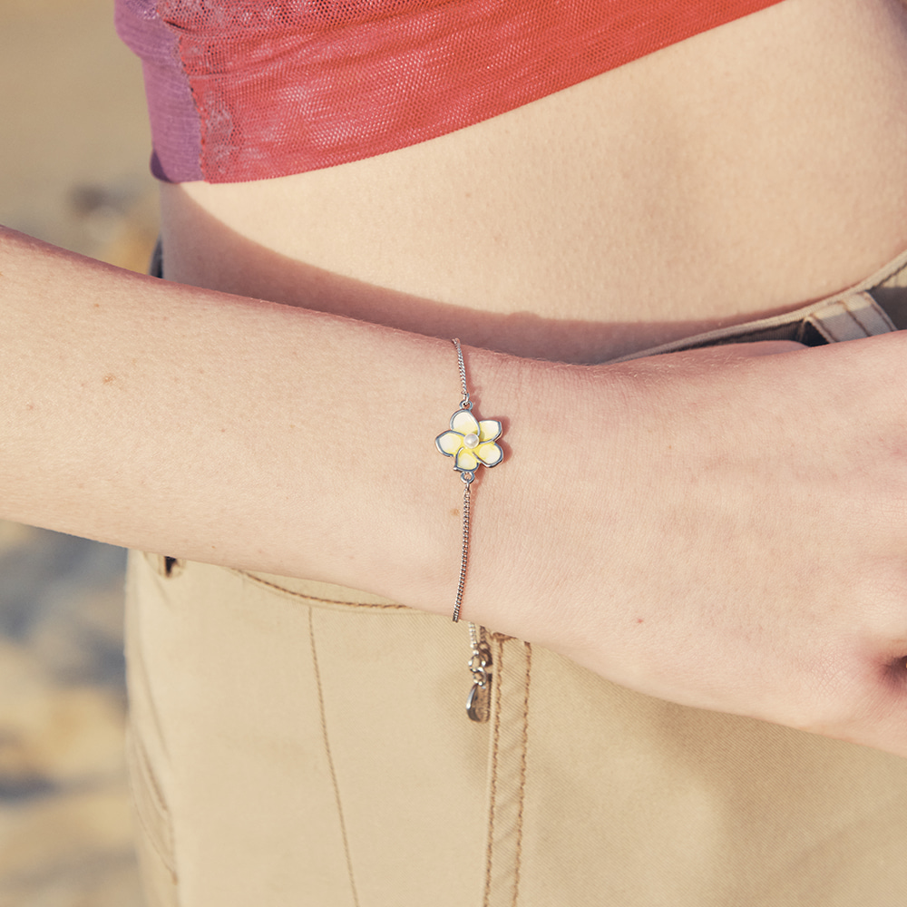 韓國VINTAGE HOLLYWOOD-Hawaiian Flower Bracelet