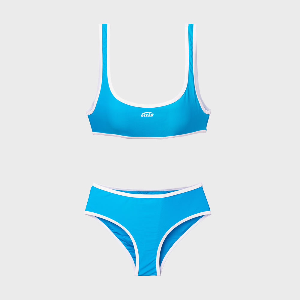 韓國 EMIS - SPORTS BIKINI SET-BLUE 