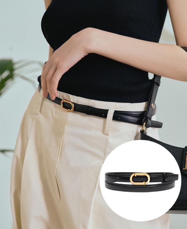 韓國J.ESTINA - HAZEL Belt - Black