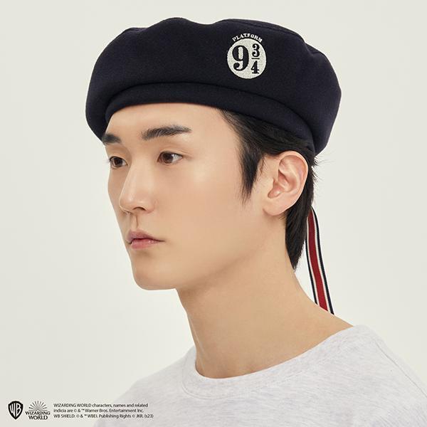 ROMANTIC CROWN-[HP X RMTC] 9 3/4 PLATFORM BERET_NAVY