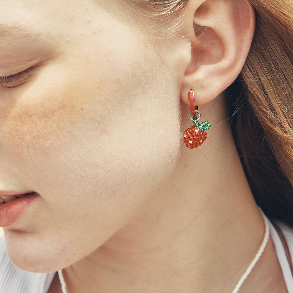 韓國VINTAGE HOLLYWOOD-Fruit Drop Earrings