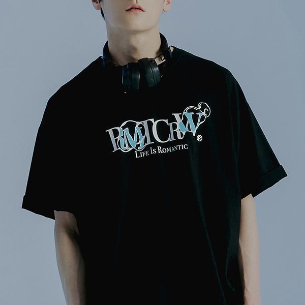 ROMANTIC CROWN-WATER DROP TEE SHIRT_BLACK