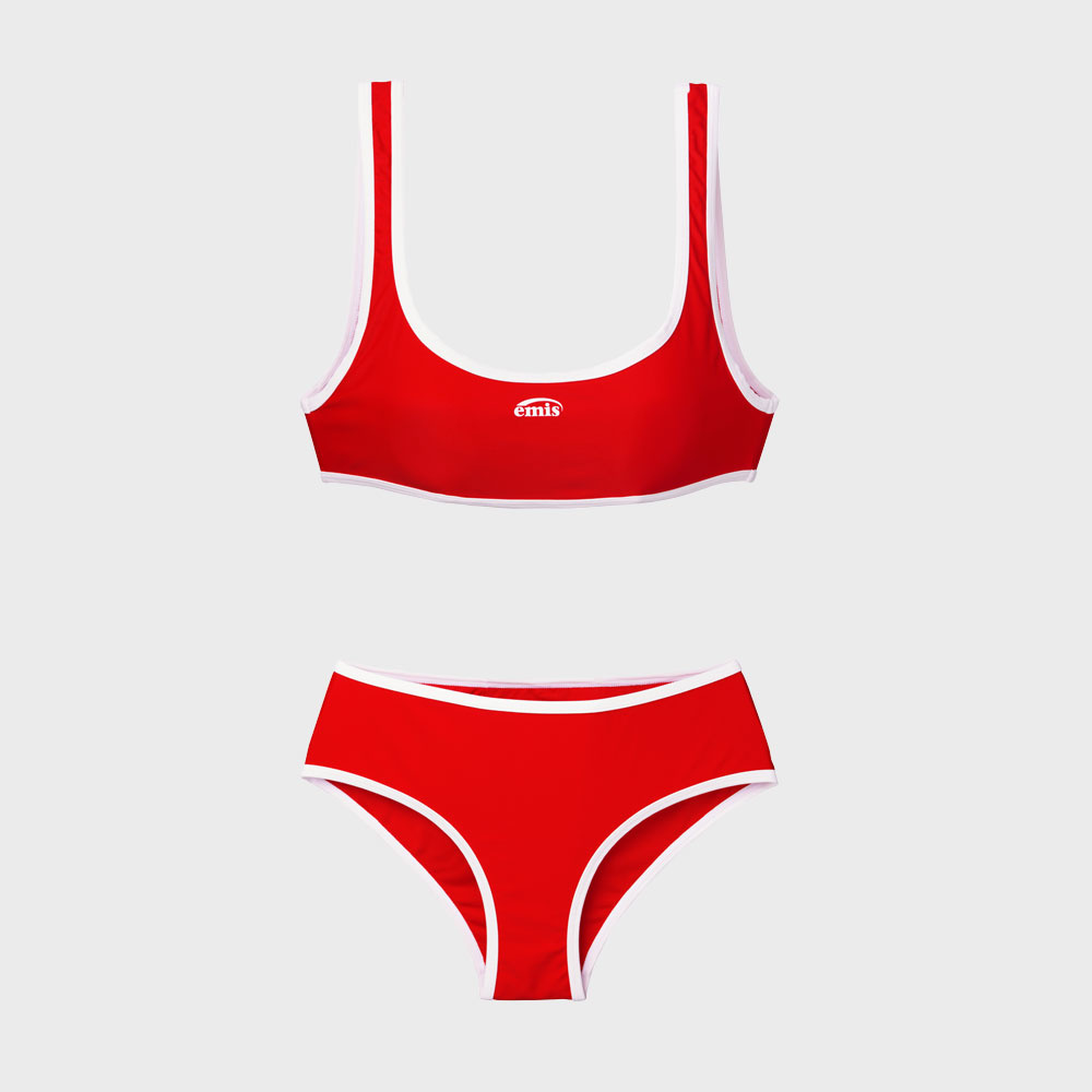 韓國 EMIS - SPORTS BIKINI SET-RED