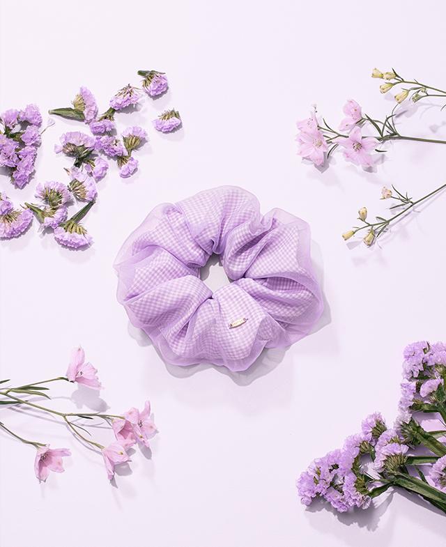 韓國J.ESTINA  - LALA J Summer Scrunchie - LILAC