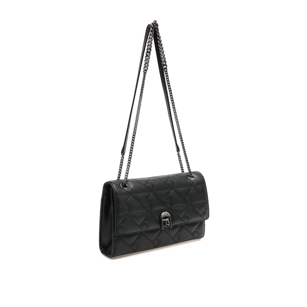 ROSA.K-COCO R QUILTING FLAB SHOULDER BLACK_SM