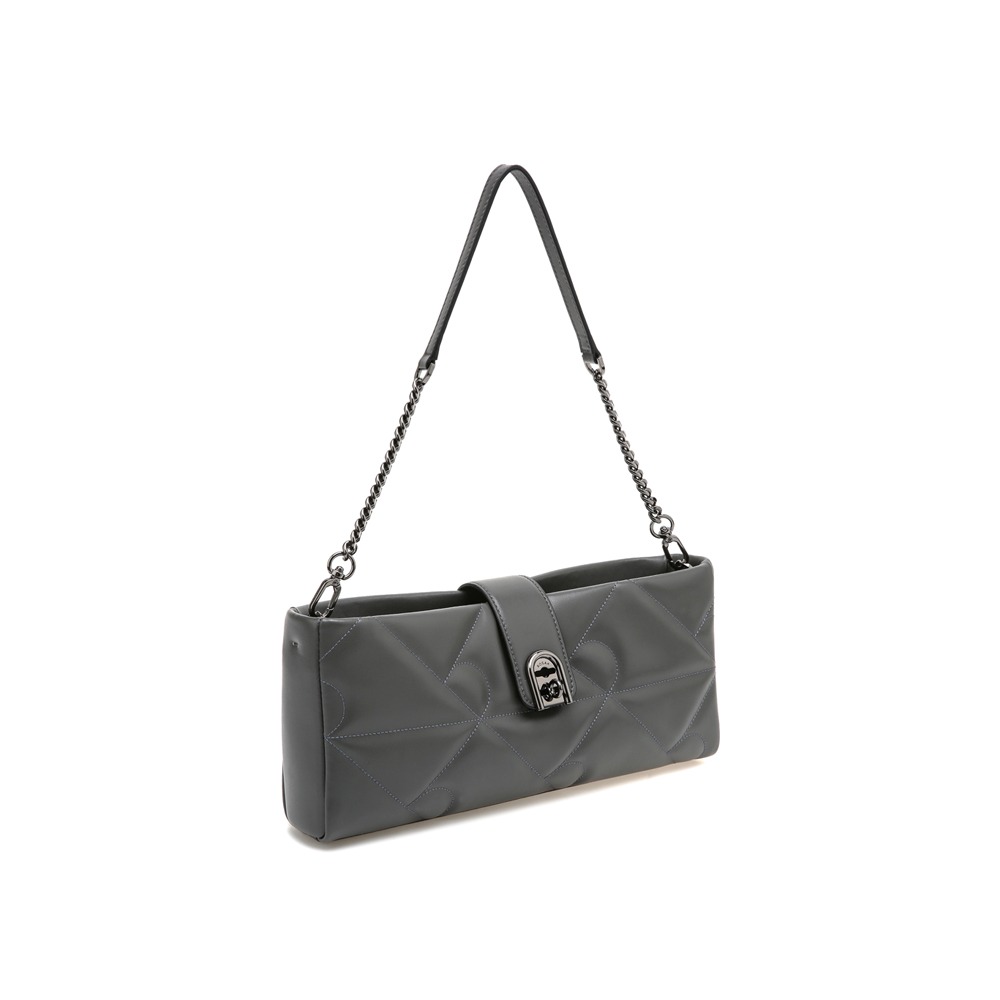 ROSA.K-COCO R QUILTING LOW SHOULDER GRAY_SM