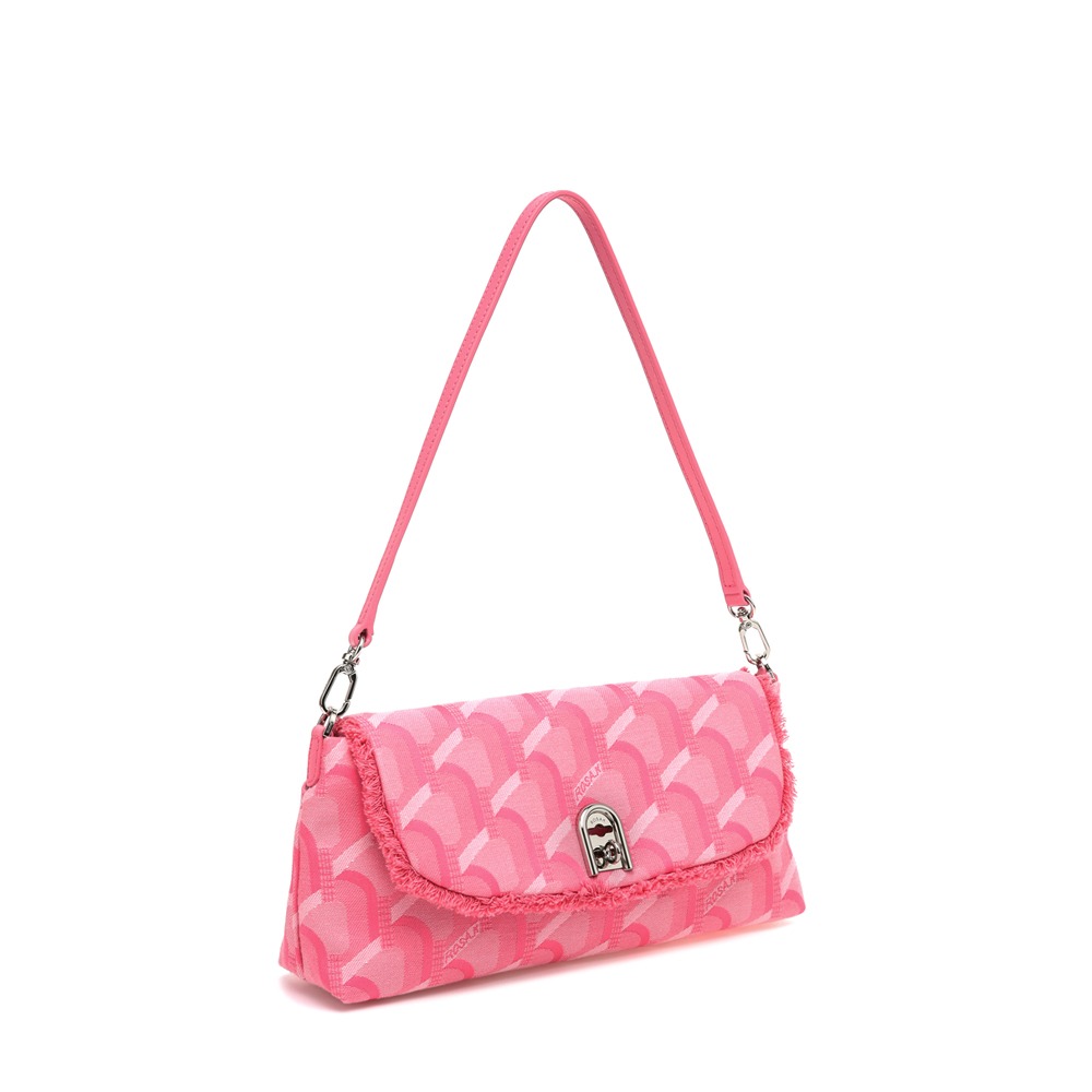 ROSA.K-JEANS MONOGRAM BAGUETTE DENIM PINK_MM