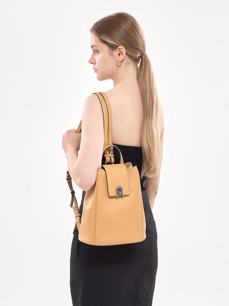 ROSA.K-LA PORTE BACKPACK CAMEL_MM