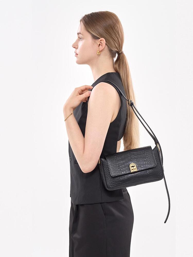 ROSA.K-LA PORTE SQUARE BLACK_SS