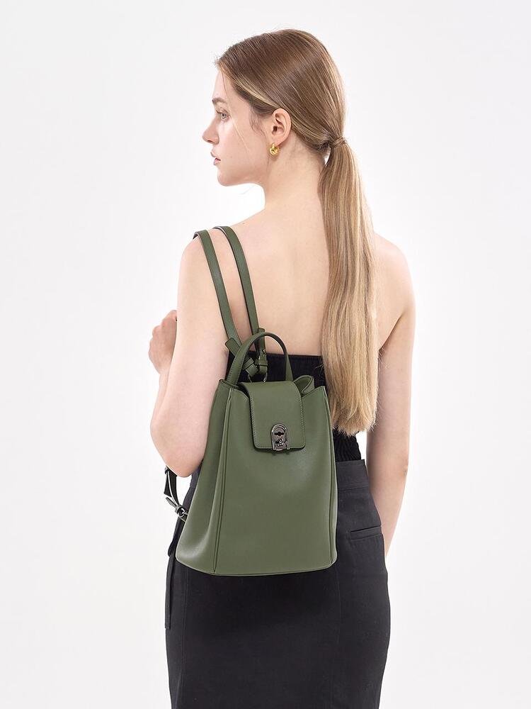 ROSA.K-LA PORTE BACKPACK KHAKI_MM