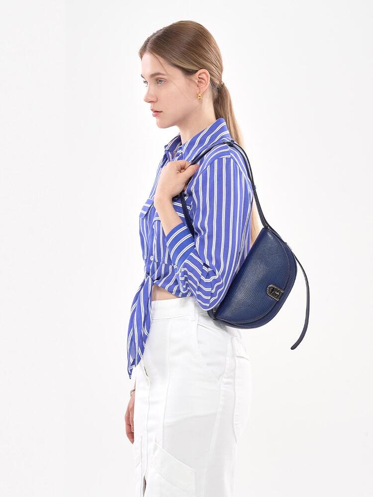 ROSA.K-LA PORTE SADDLE NAVY_SS
