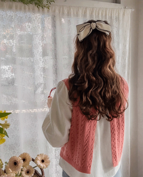 leelin-[로벨드 코디좋은 리본핀]♡韓國女裝飾品